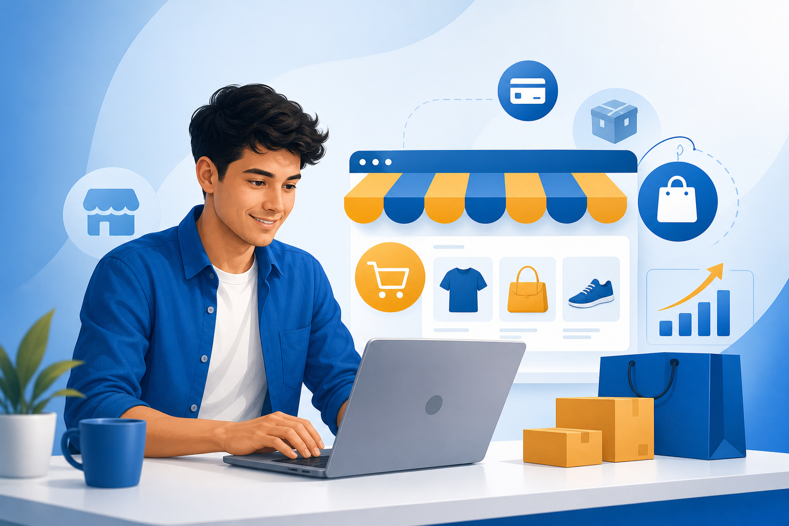 Tienda lista en 1 minuto