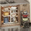 ESTANTE ORGANIZADOR OLLAS Y TAPAS METALICO GRANDE.......webp