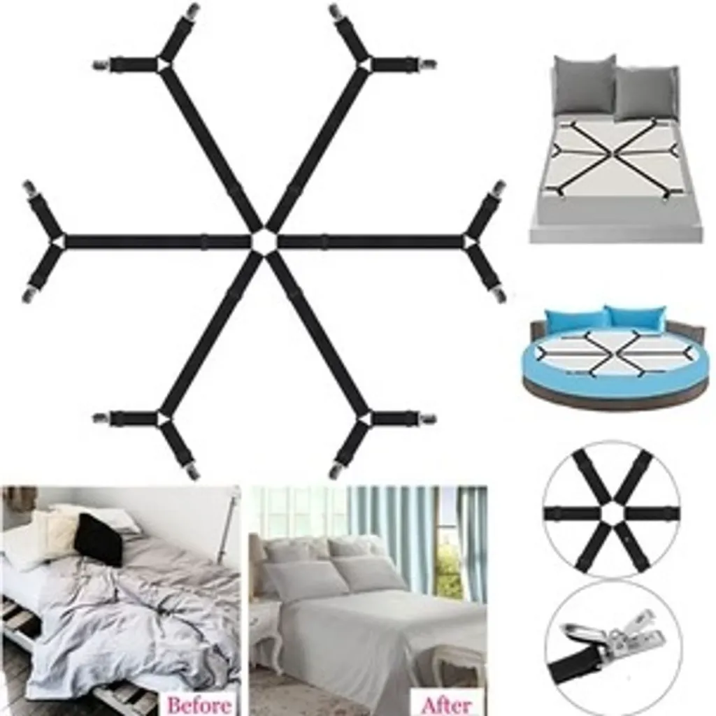 TIRANTAS AJUSTABLE PARA SABANAS BED SHEET CLIPS GP-1674.webp