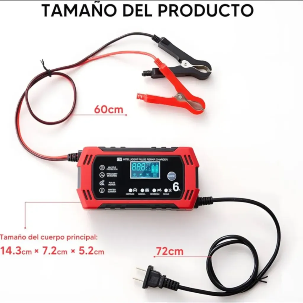 CARGADOR DE BATERIA INTELIGENTE COCHE 6A..webp