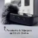 MICROFONO SOLAPA INALAMBRICO PARA IPHONE Y ANDROID NEGRO....webp