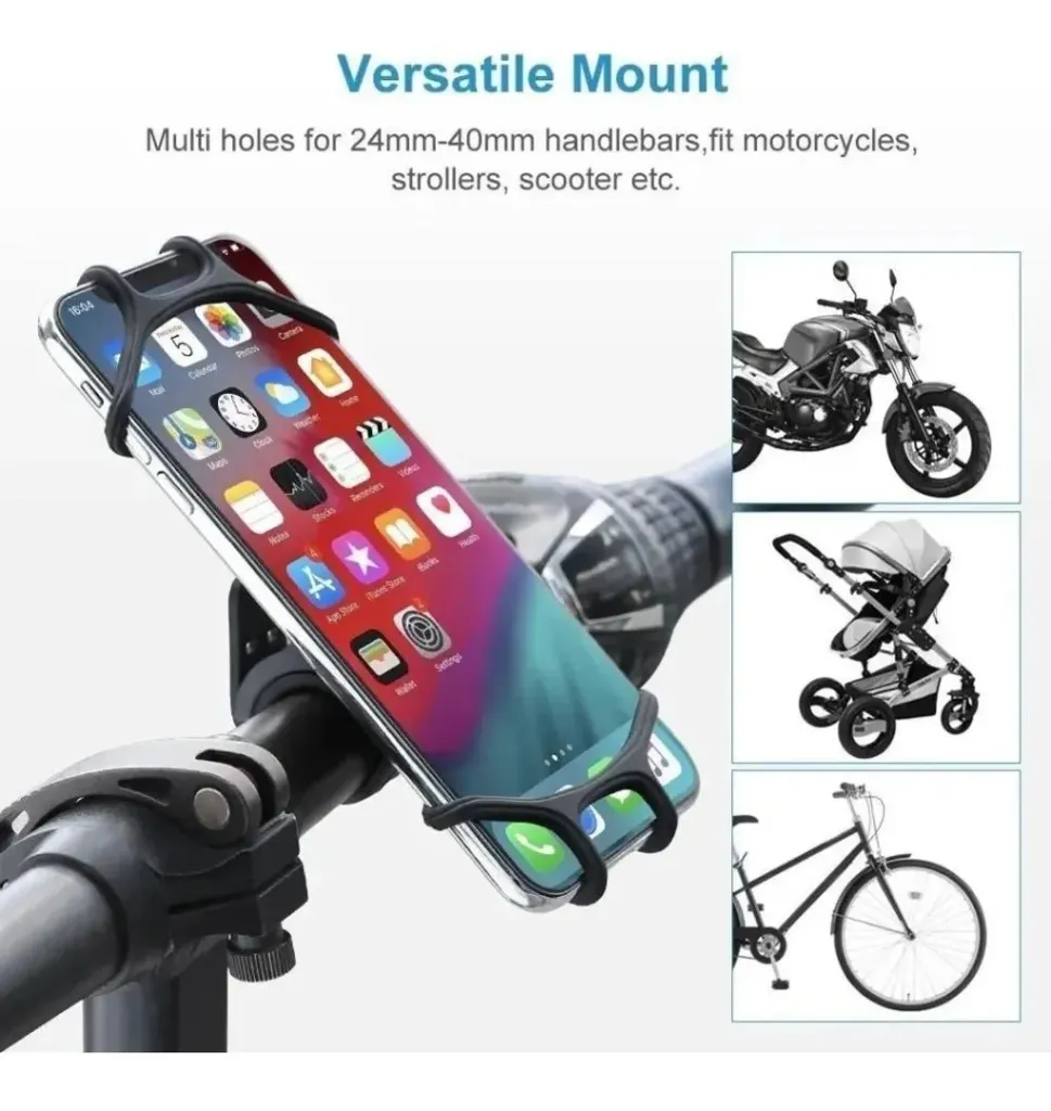 HOLDER SOPORTE UNIVERSAL PARA BICICLETA MOTO....webp
