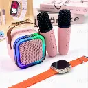 COMBO RELOJ PARLANTE 2 MICROFONOS PORTATIL BLUETOOTH.. - copia.webp