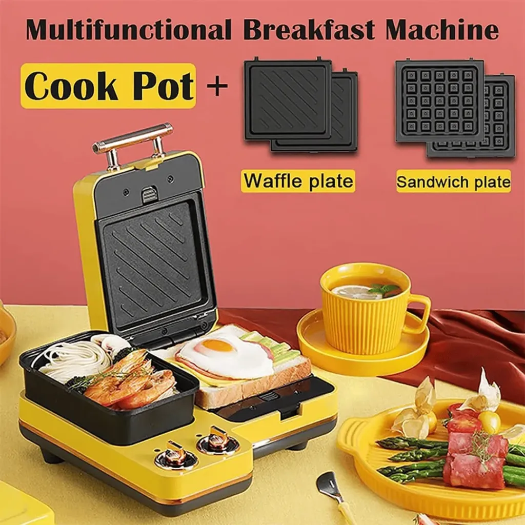SANDUCHERA MAQUINA DESAYUNO MULTIFUNCIONAL ELECTRICA VB262A.....webp