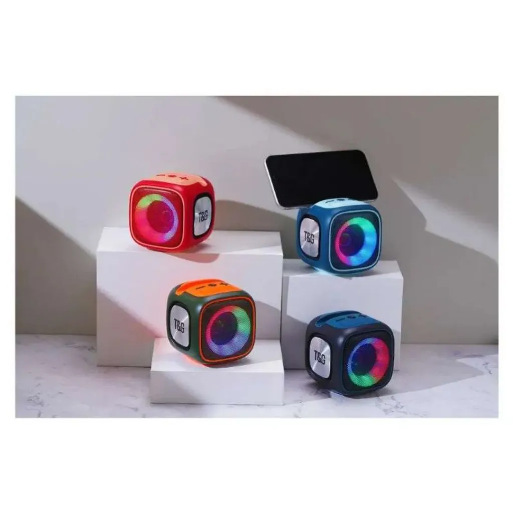 PARLANTE BOCINA TG-359 PORTATIL BLUETOOTH LUZ LED....webp