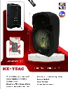 CABINA PARLANTE DE 6.5 PULGADAS CON CABLE GRABADORA LUCES LED NX-Y6AC.webp