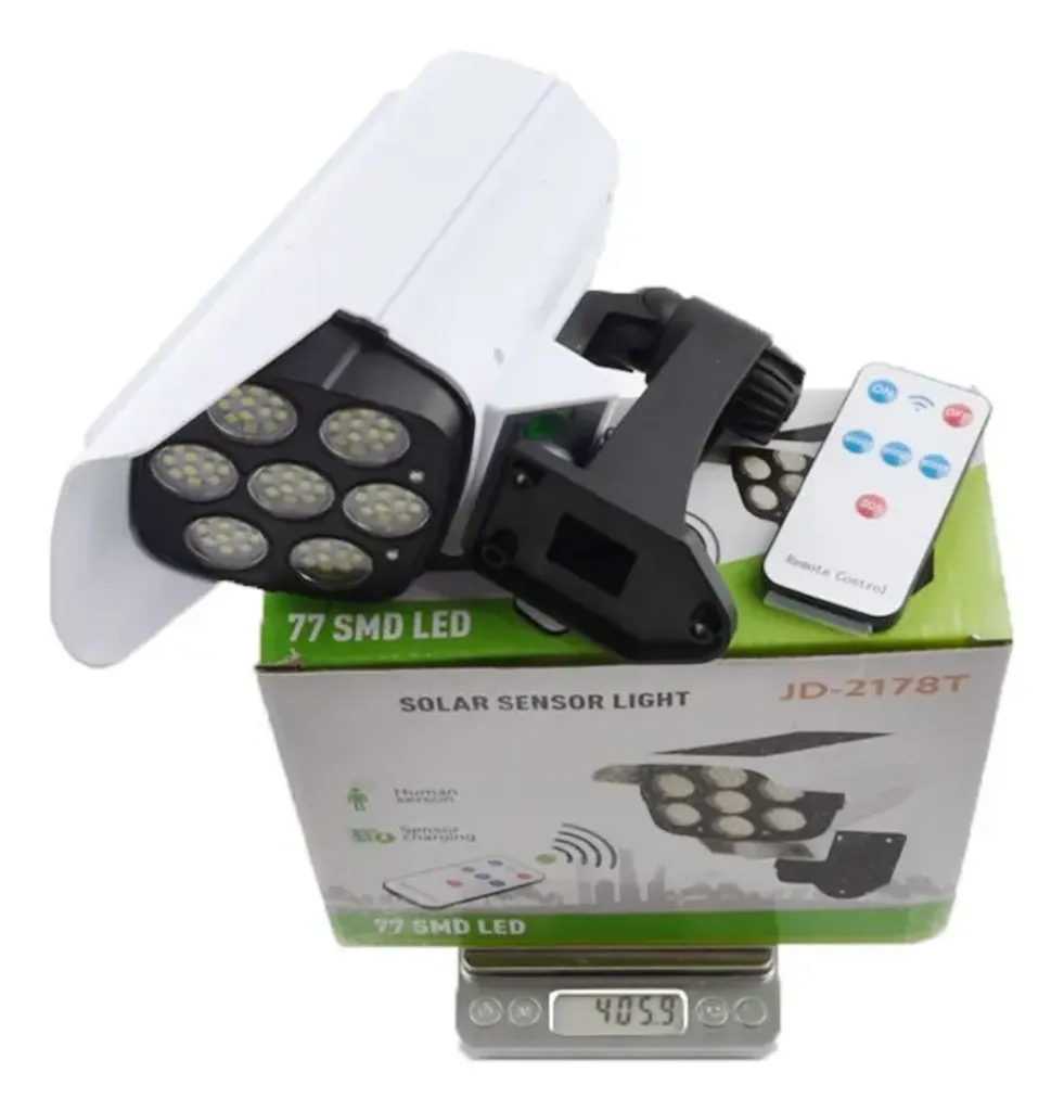 LAMPARA LED PANEL SOLAR SENSOR DE MOVIMIENTO TIPO CAMARA.webp