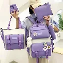 COMBO MOCHILA MALETA ESTUCHE 5 PIEZAS KAWAII FASHION...webp