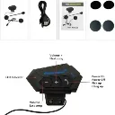 INTERCOMUNICADOR CASCO MANOS LIBRES BLUETOOTH IMPERMEABLE..webp