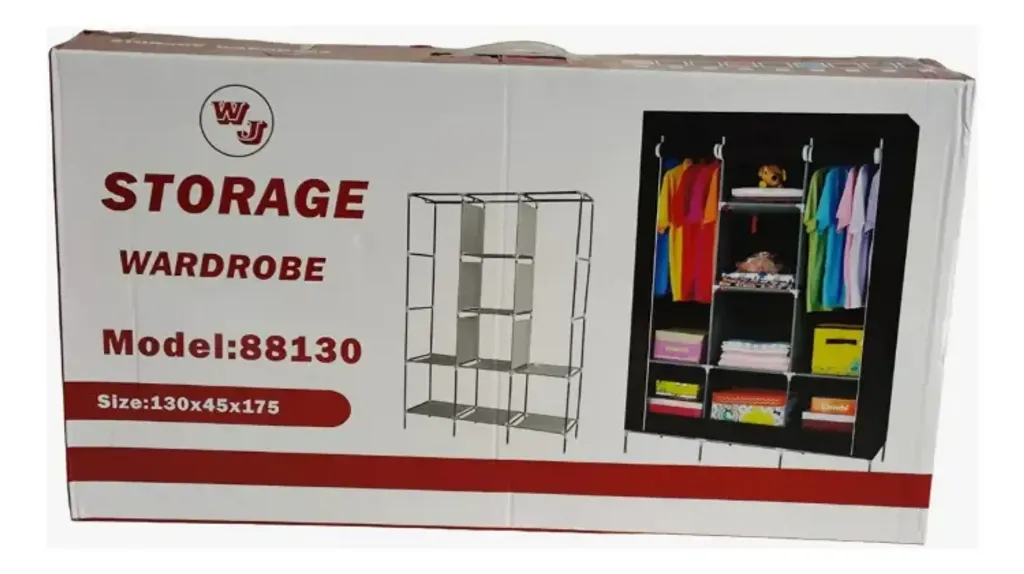 CLOSET ARMARIO 3 CUERPOS 88130 ALMACENAMIENTO 130X45X175.....webp