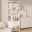 ORGANIZADOR ARMARIO PLEGABLE PLASTICO MULTIFUNCIONAL 54x34x177CM........webp