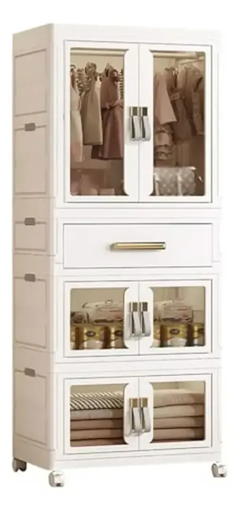 ARMARIO PORTATIL ORGANIZADOR CLOSET PLASTICO PLEGABLE 64x42x161.5Cm...webp