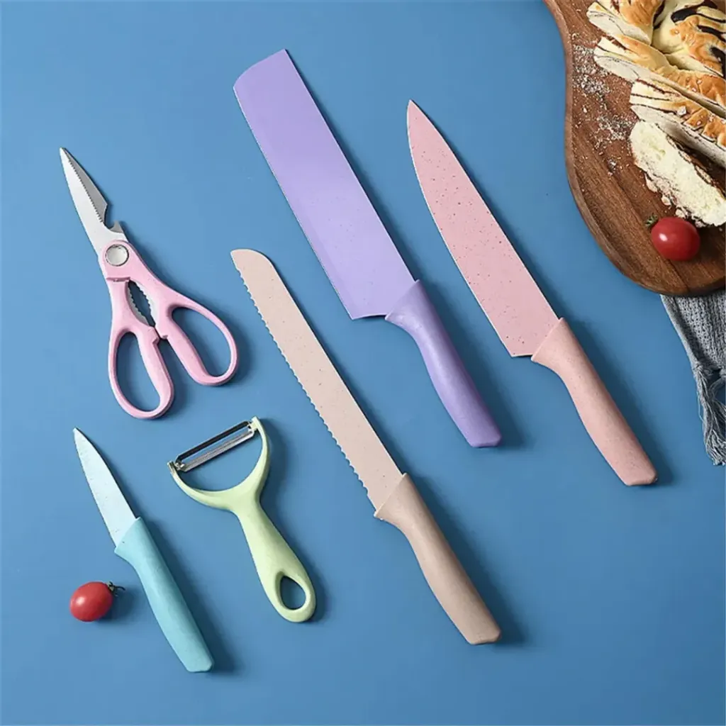 SET CUCHILLOS PROFESIONALES ACERO INOXIDABLE X6..webp
