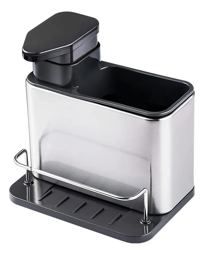 DISPENSADOR DE JABON METALICO CON SOPORTE 3 EN 1.webp