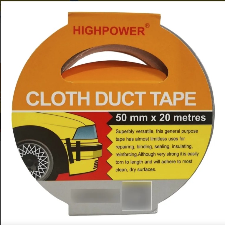 CINTA GRIS DUCTOS - DUCT TAPE - LK-1412 - 20 mts