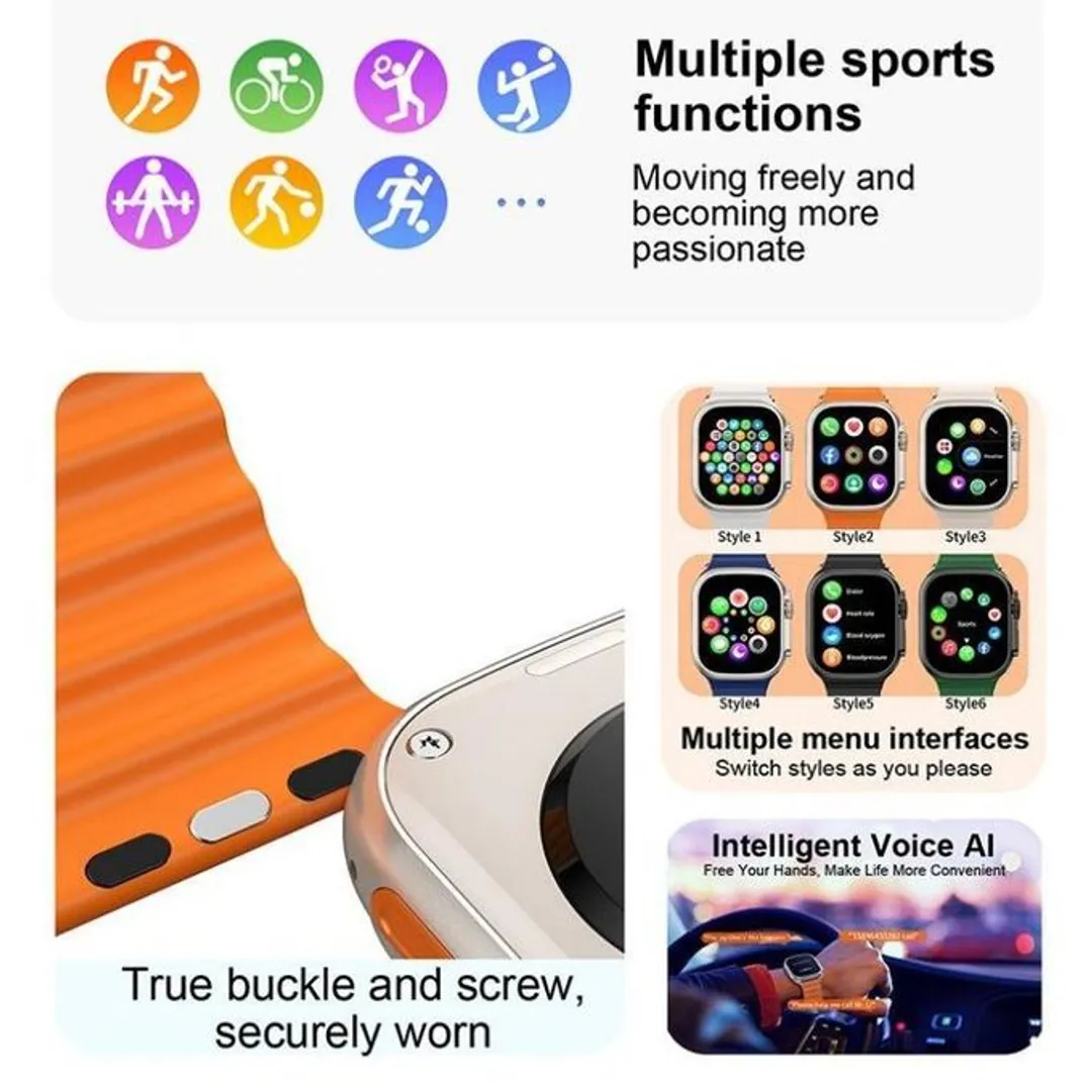 SMART WATCH RELOJ+AUDIFONOS SERIES 11 GUS-10
