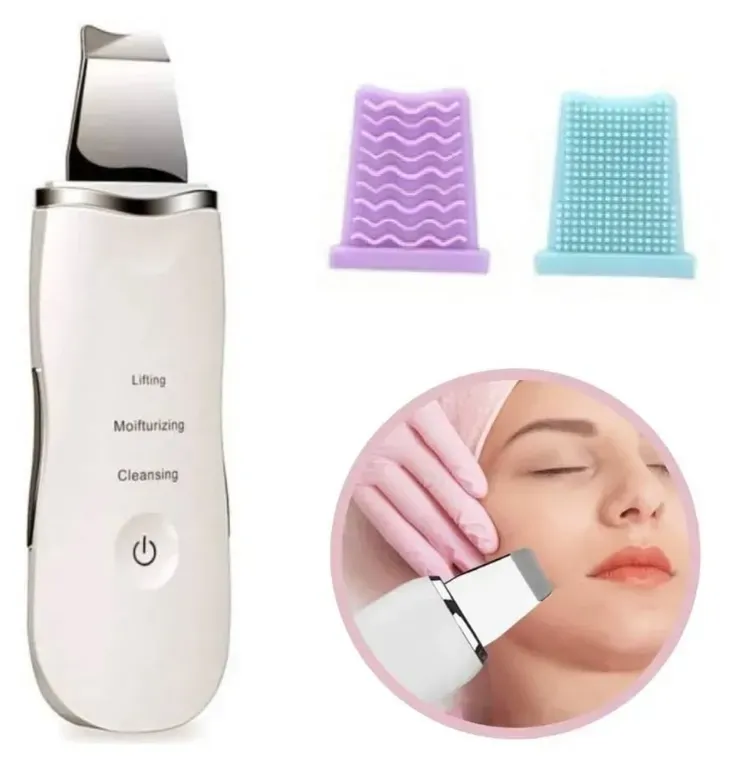 ESPATULA LIMPIADORA FACIAL ULTRASONICA EXFOLIANTE REMOVEDOR