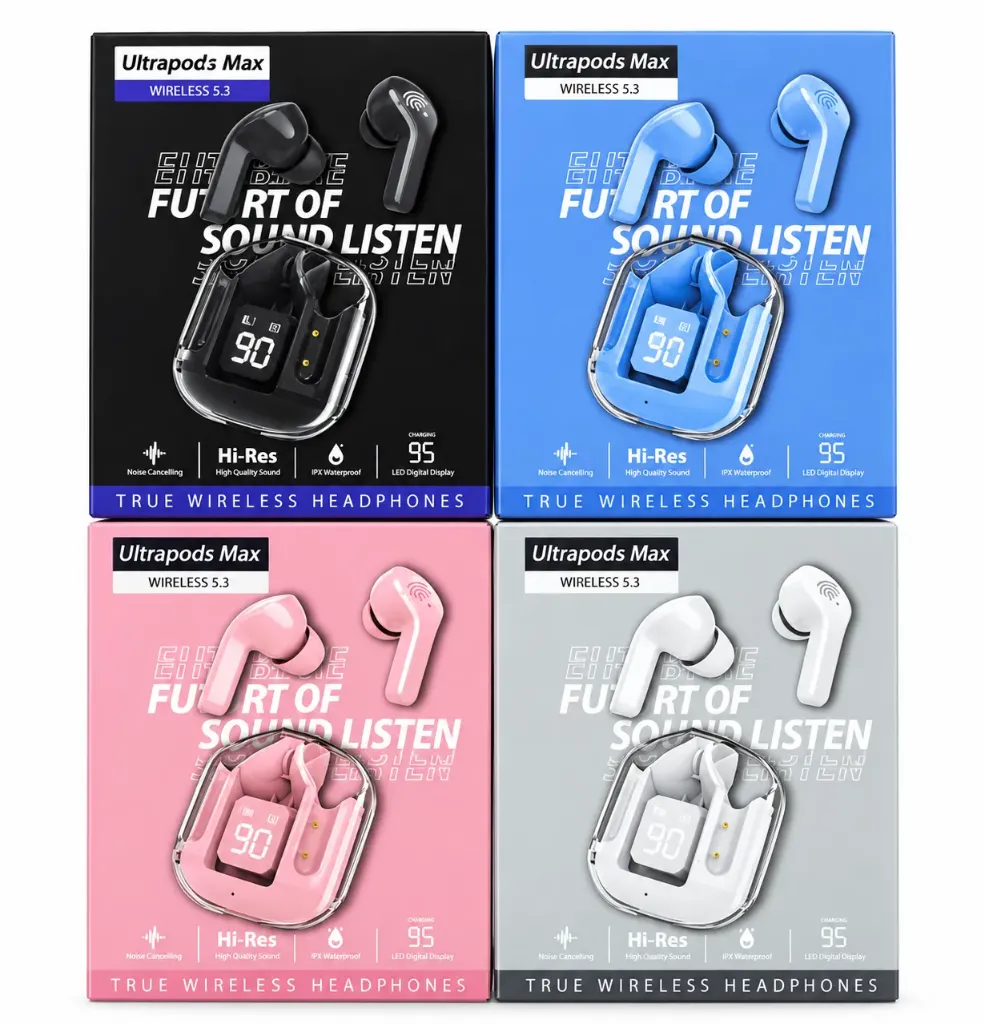 AUDIFONOS INALAMBRICOS ULTRAPODS MAX BLUETOOTH