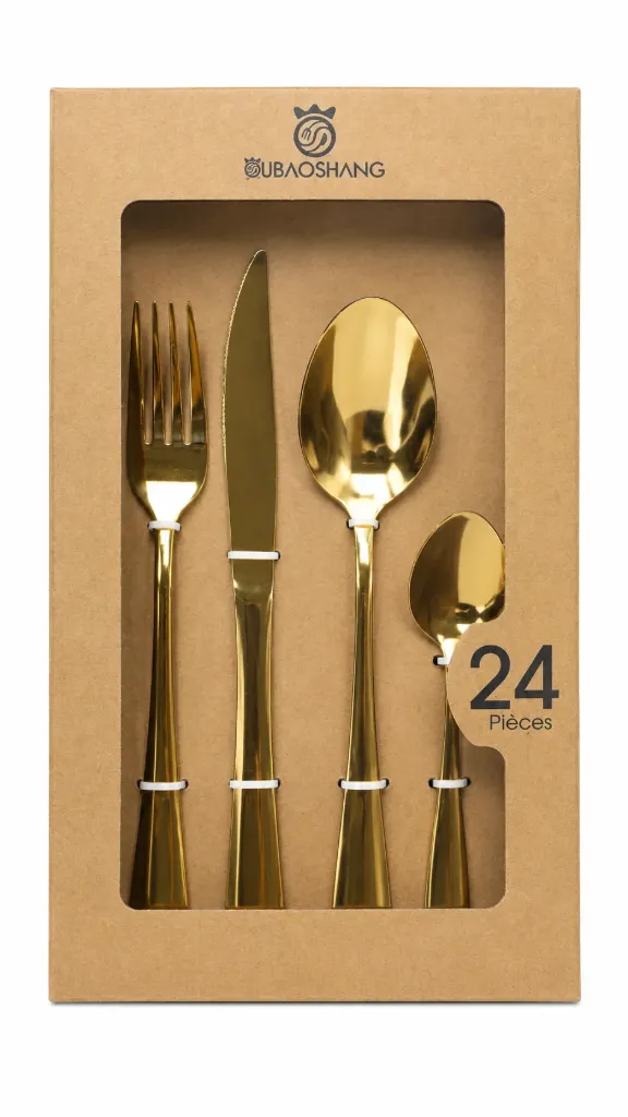 SET DE CUBIERTOS UBAOSHANG X24 PIEZAS