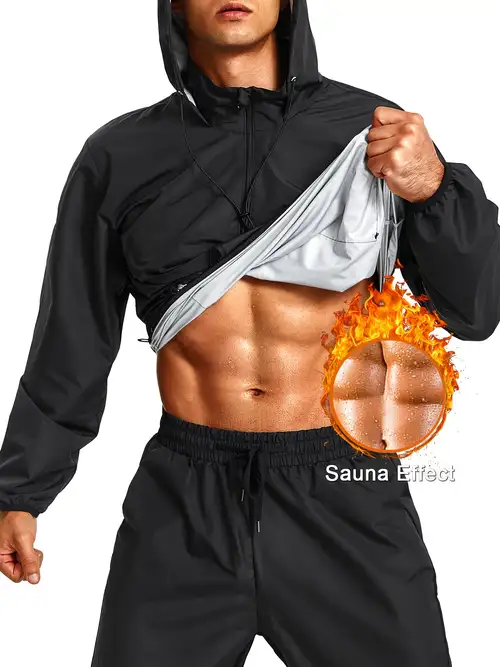 CHAQUETA REDUCTORA FAJA COMPRESION SWEAT SHAPER BUZO