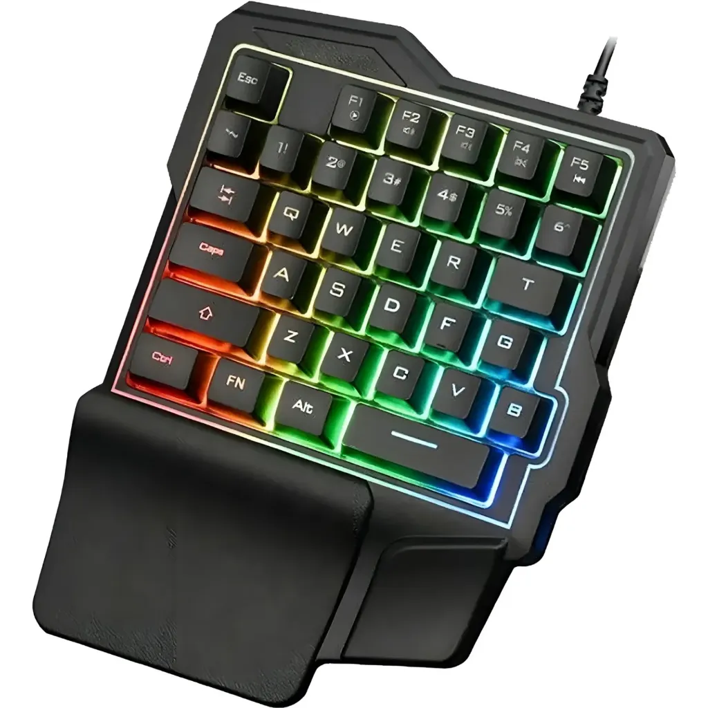 TECLADO GAMER UNA MANO K7RGB SINGLE HANDED KEYBOARD