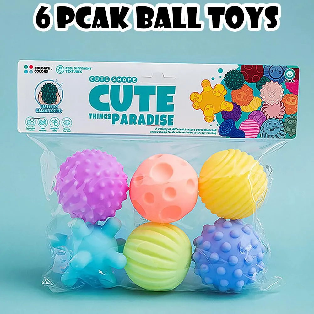 SET DE PELOTAS SENSORIALES ESTIMULANTES BEBES