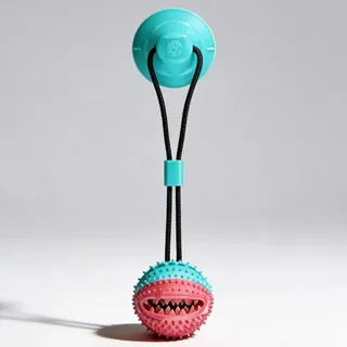 PELOTA PARA PERRO MASCOTA CON CHUPA