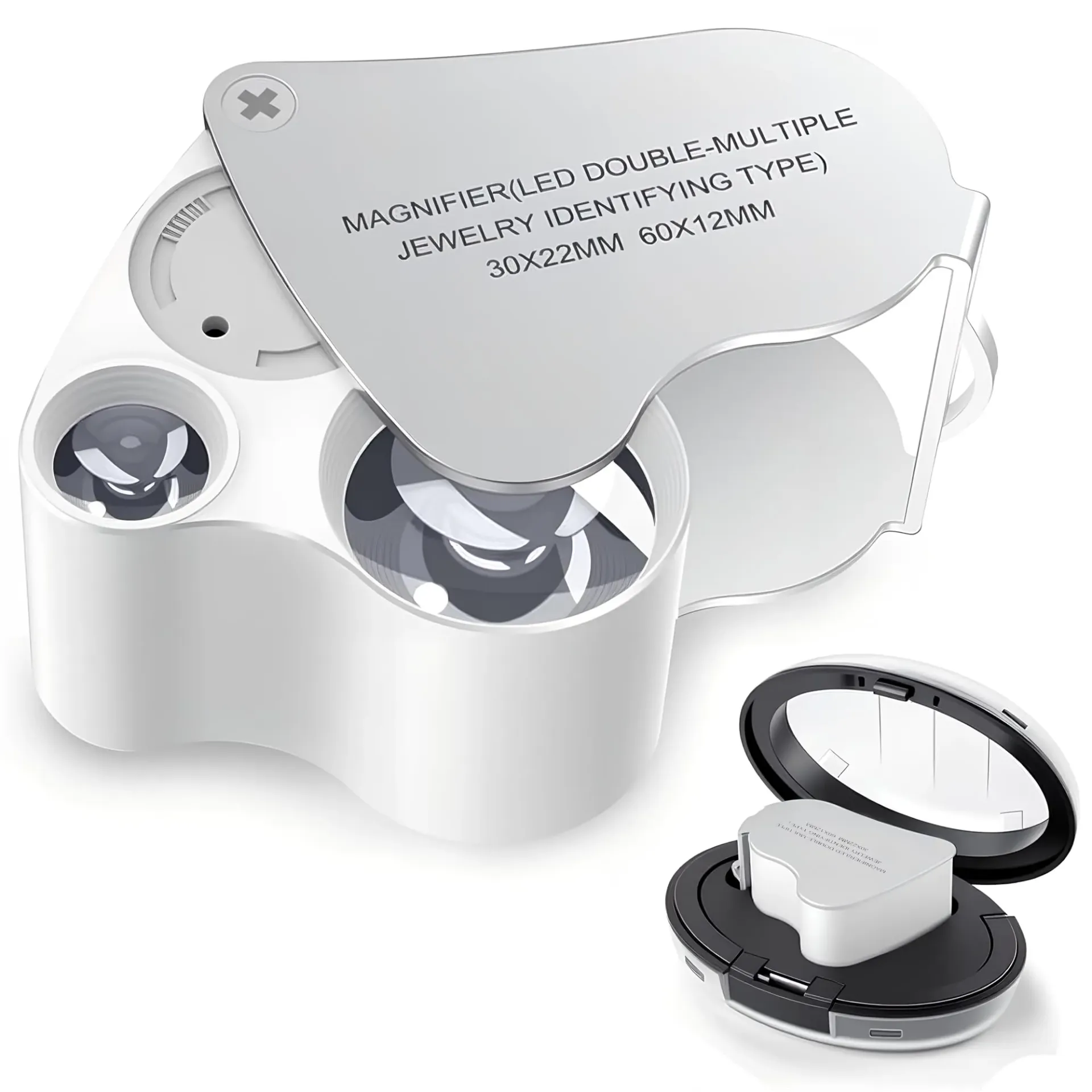LUPA JOYERO PORTATIL - JEWELER´S LOUPE - 60X12 mm - 30X22mm
