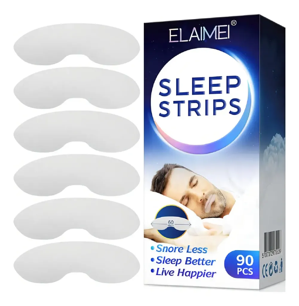 TIRAS ANTIRONQUIDOS SLEEP STRIPS 90 PIEZAS