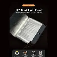 luz de lectura LED plana 2 en 1