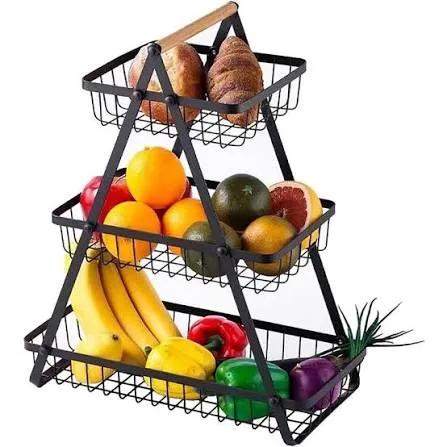 TIER FRUIT BASKET FOR KITCKHEN ORGANIZADOR DE FRUTAS