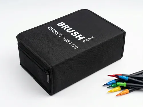[CED-ACC-052] KIT MARCADORES PLUMONES COLORES BRUSH PENS 106 PCS