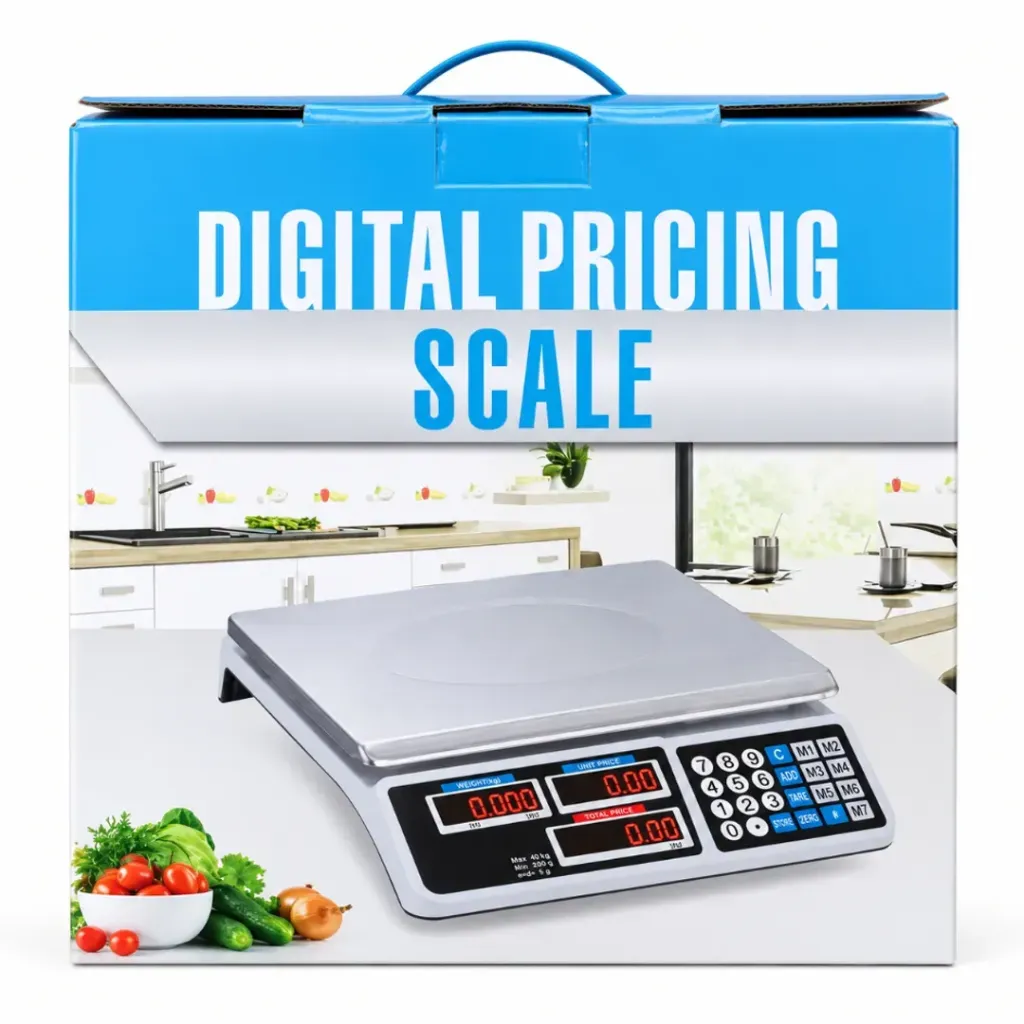 BASCULA DIGITAL COMERCIAL 40KG BALANZA PRINCING SCALE