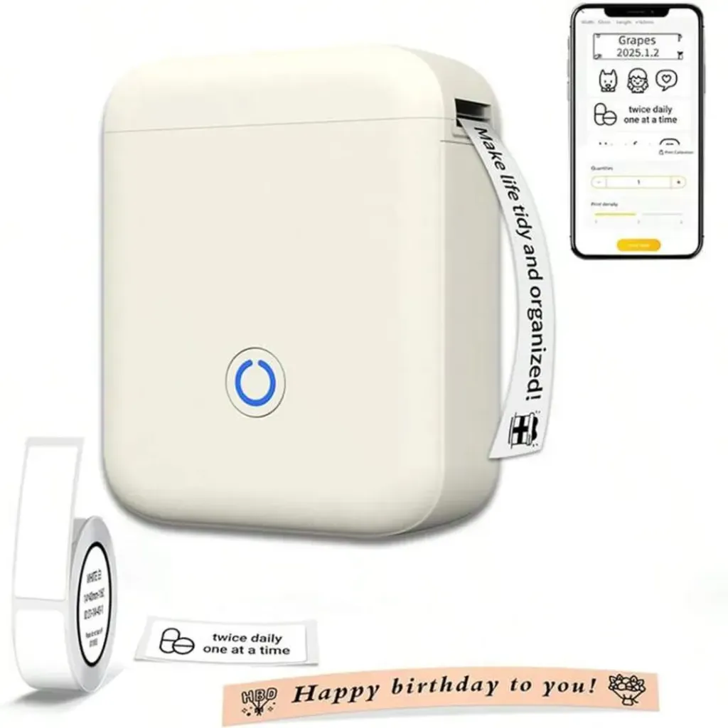 MINI IMPRESORA TERMICA PORTATIL DE ETIQUETAS BLUETOOTH LABEL PRINTER P11
