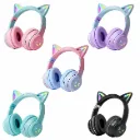 AUDIFONOS INALAMBRIOS BLUETOOTH RGB CAT EAR SY-BT618