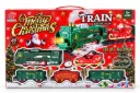 TREN CLASICO NAVIDEÑO CON VAPOR Y LUCES 30 PCS