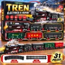 TREN ELECTRICO A VAPOR NAVIDEÑO 31 PCS