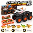 CAMION MONSTER TRUCK CON DINOSAURIOS
