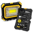 LINTERNA LED MULTIFUNCIONAL CON HERRAMIENTAS Y PANEL SOLAR
