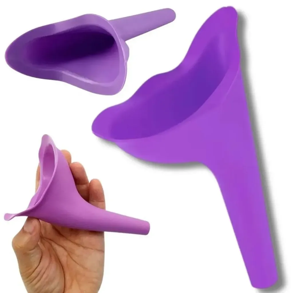 Copa embudo para orinar de pie mujer