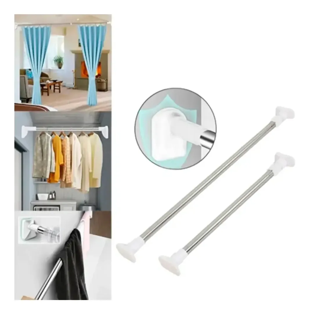 BARRA EXTENSIBLE TUBO ROPA 1,40 x 2,00 metros