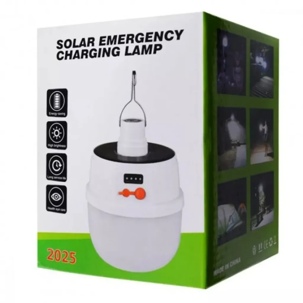 [6e73d8] BOMBILLO SOLAR EMERGENCIA COLGANTE - SOLAR EMERGENCY -2025