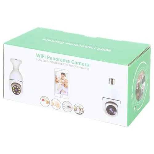 CAMARA DE SEGURIDAD TIPO BOMBILLO ECO CAJA VERDE