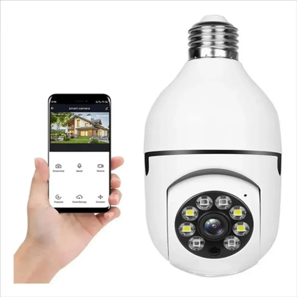 CAMARA DE SEGURIDAD TIPO BOMBILLO