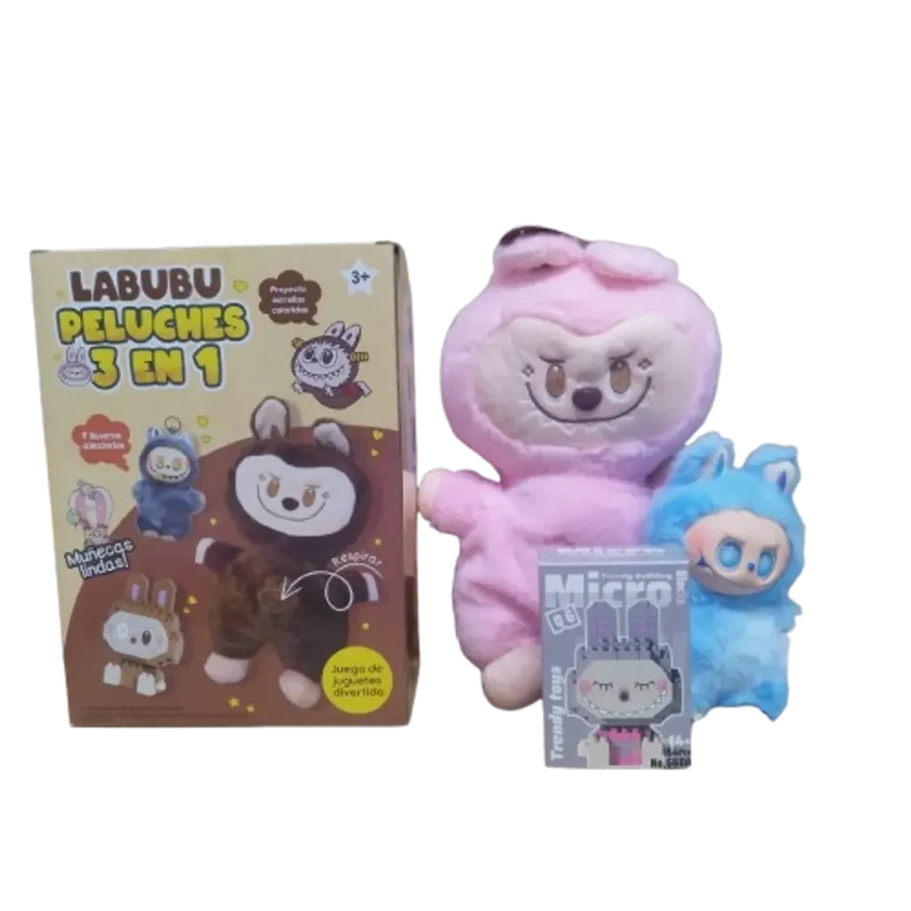 COMBO 3 EN 1 LABUBU
