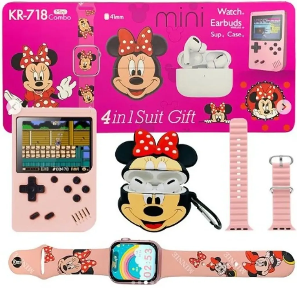 COMBO RELOJ GAMER 4 EN 1 - SUIT GIFT - KR-718