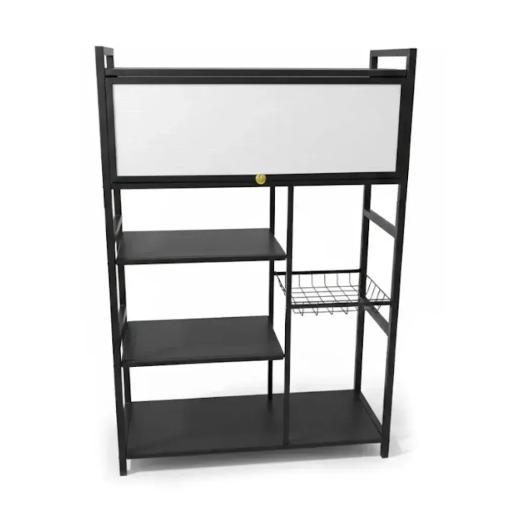 [BOD-HOG-127] ESTANTE ORGANIZADOR PLATERO METALICO GRANDE DE PISO