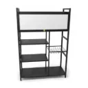 ESTANTE ORGANIZADOR PLATERO METALICO GRANDE DE PISO