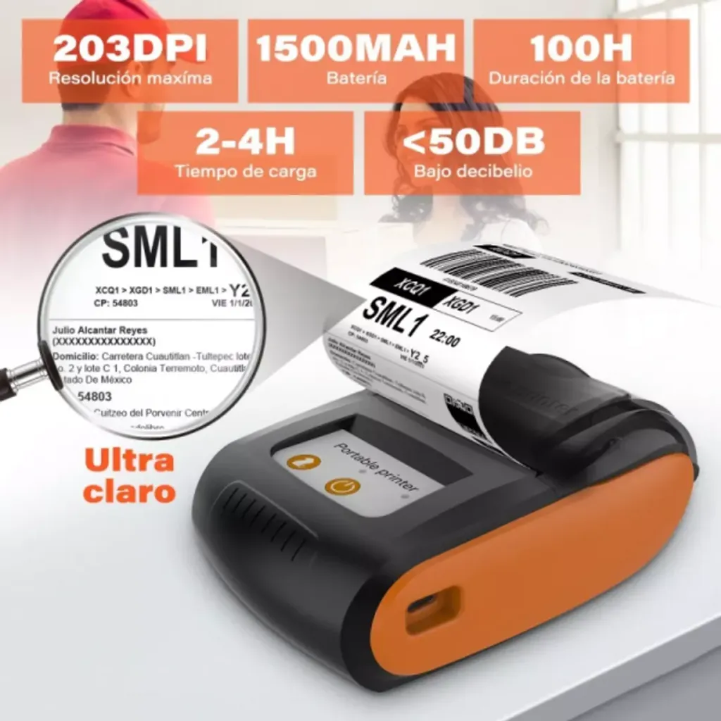 IMPRESORA PT-210 CAJA CAFE