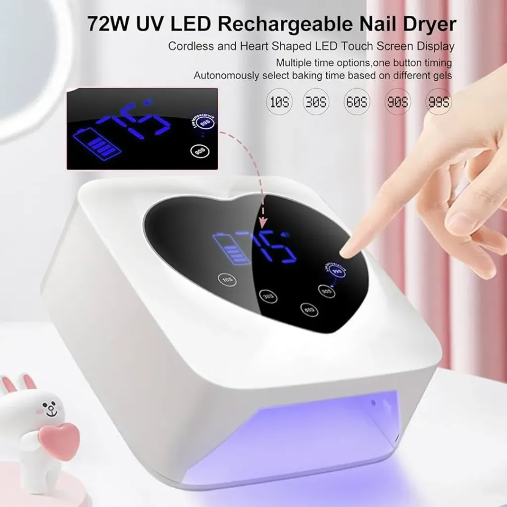 LAMPARA DE SECADO PARA UÑAS 72W